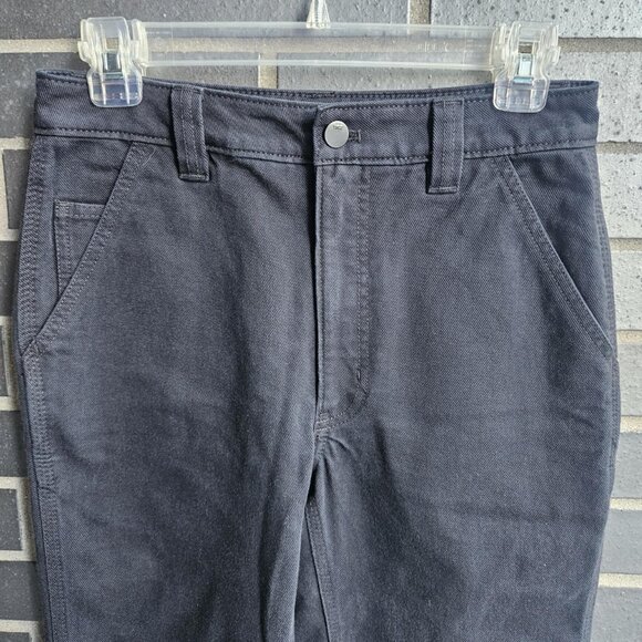 TNA Artizia Black Wide Leg Cotton High Waisted Jeans Size 4 Trendy Neutral - Picture 3 of 16